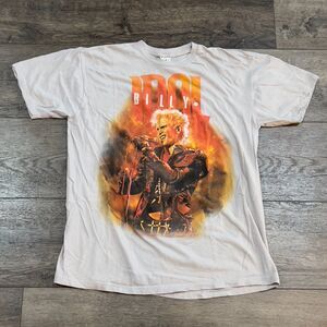 Vintage Y2K Billy Idol Rocktober 2011 Band Tour Tee Shirt Merch - Men's Size XL